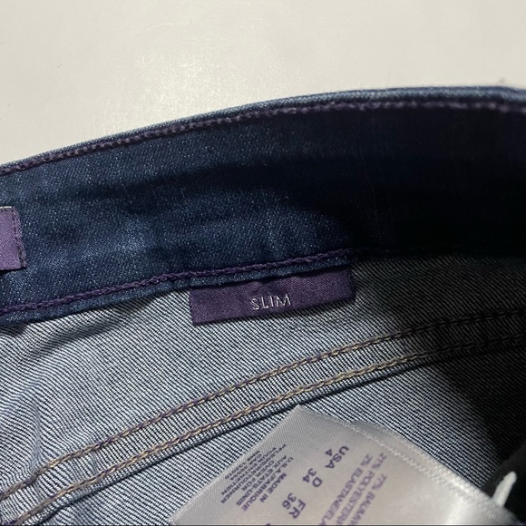 NYDJ Not Your Daughter’s Jeans Dark Wash Slim Leg High Rise Designer Jeans 4 - Picture 4 of 10